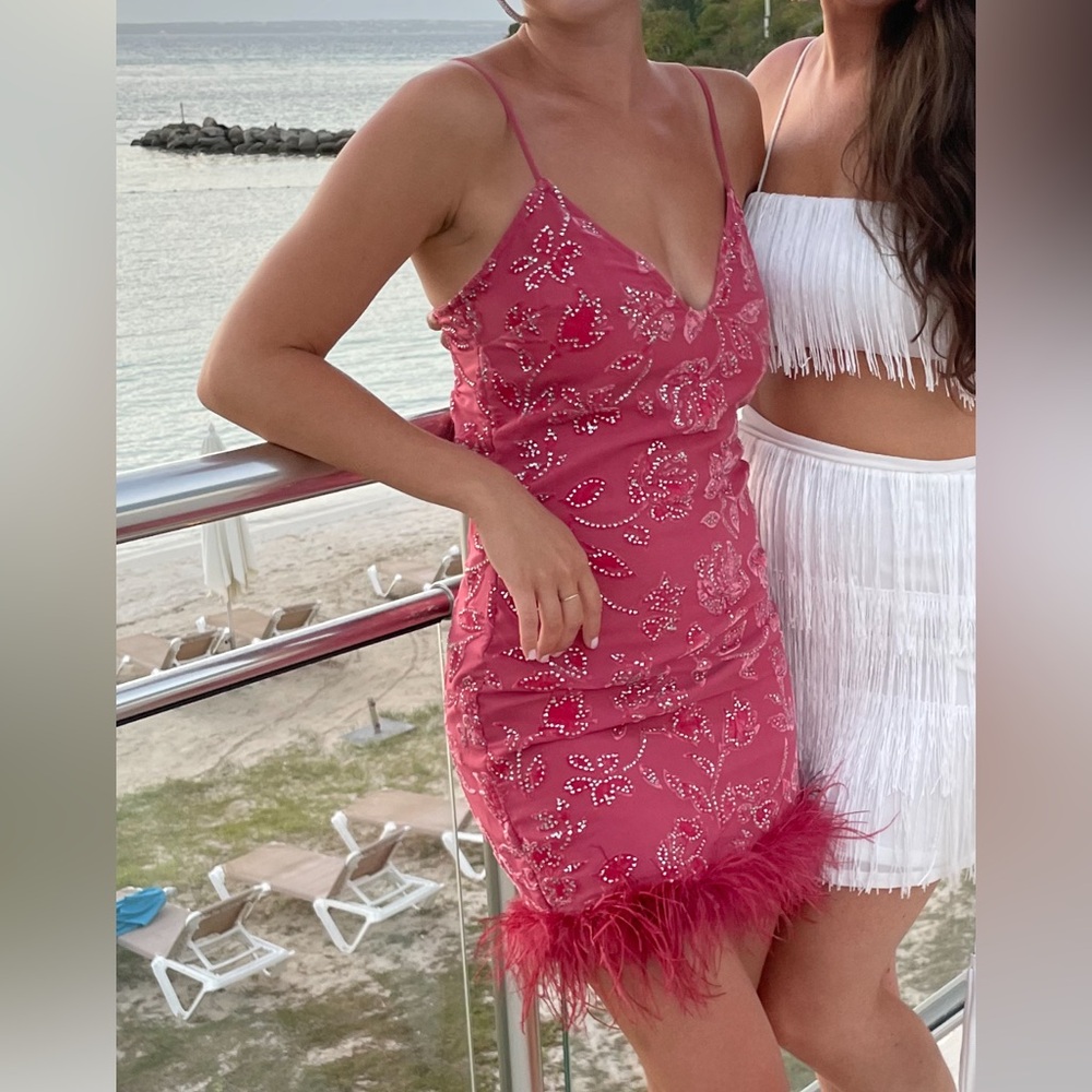 NBD Pink Mini Dress
